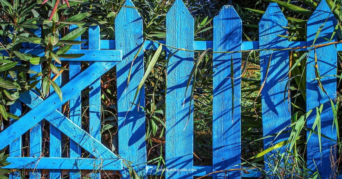 Fence Finish Options - PaintQuickGuide
