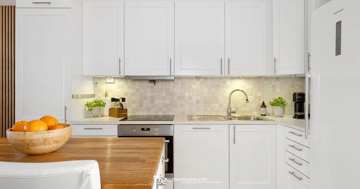 Bright White Kitchen - PaintQuickGuide