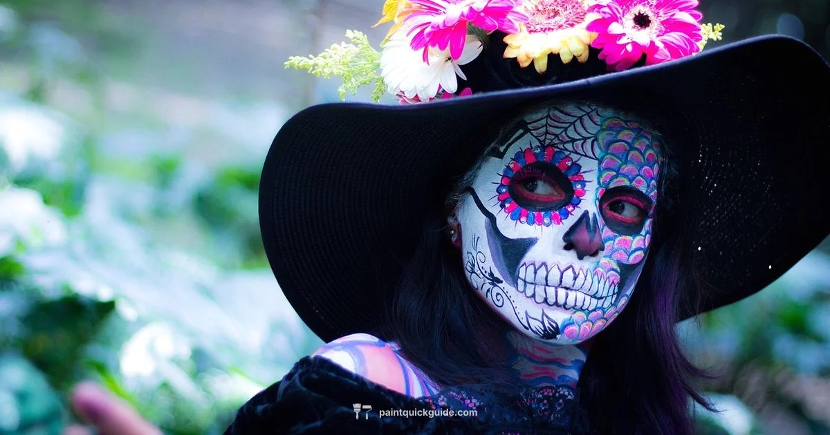 Flower Face Painting - PaintQuickGuide
