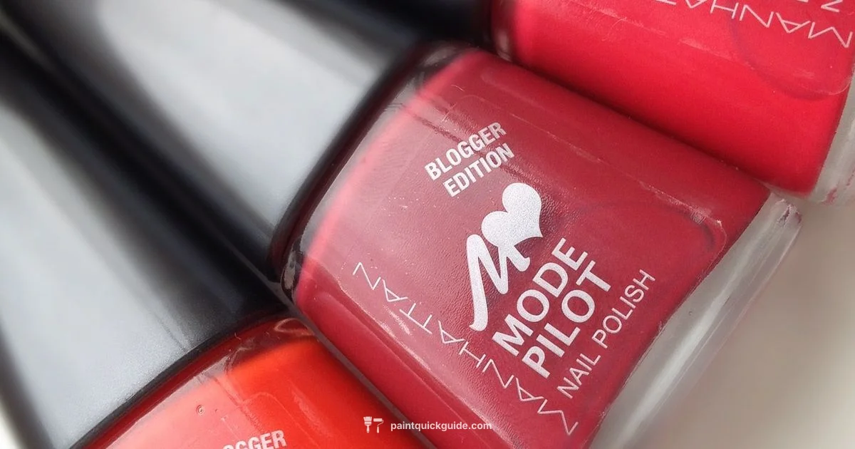 Cherry Red Nails - PaintQuickGuide